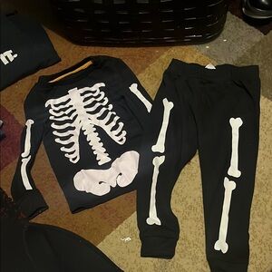 Skeleton Pajama Set for Kids